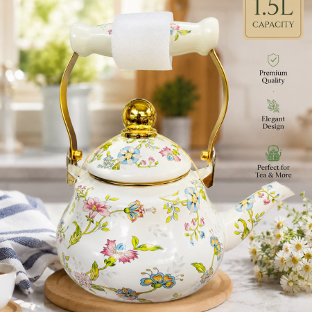 1.5Liter Enamel Tea Pot,Tea Kettle